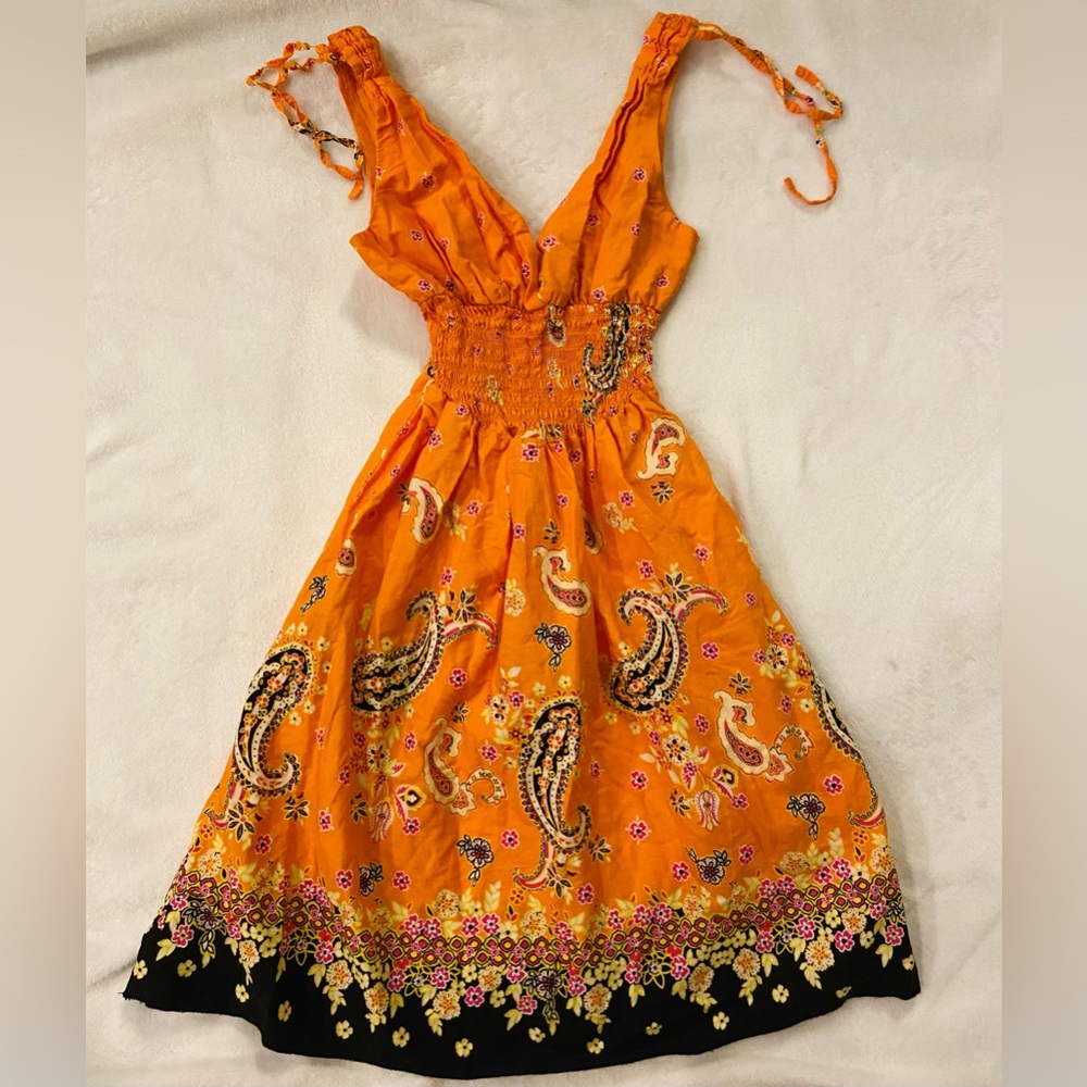 Ambiance Apparel Paisley & Floral Sundress